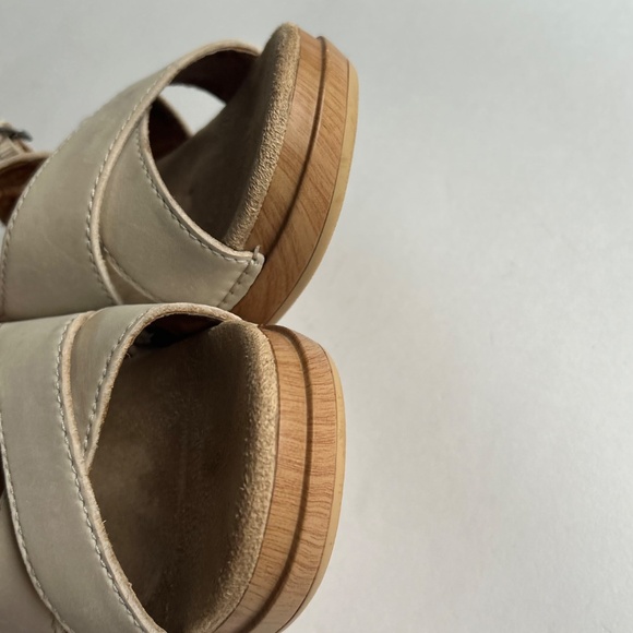 Dansko Beige Leather Adjustable Strap Clog Sandals size EUR 41, US 10.5 - Picture 11 of 14